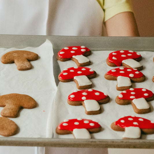 Gingerbread Mushrooms